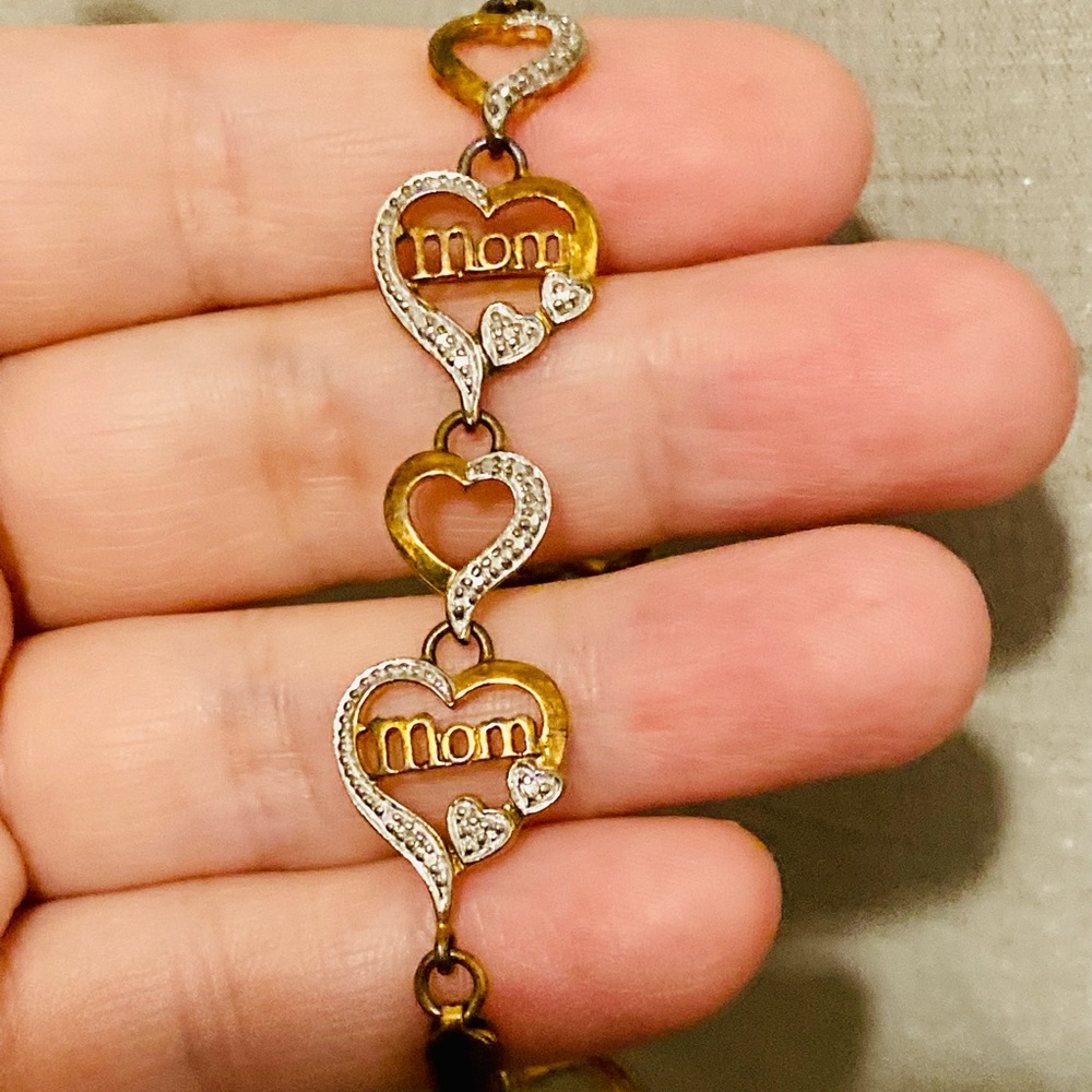 10k gold over Mom bracelet